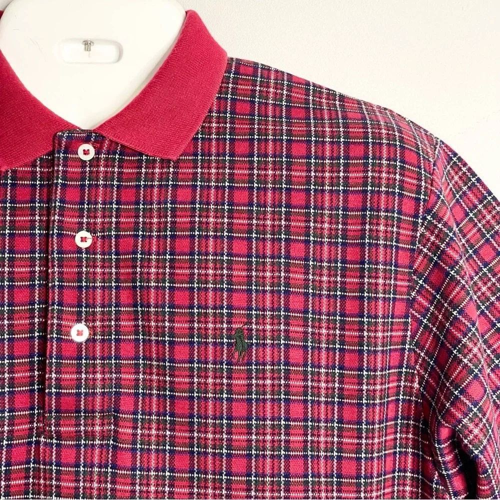 POLO GOLF by RALPH LAUREN Plaid Short Sleeve Polo Shirt